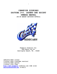 Champion Sidecars DAYTONA 2+2 Specifications