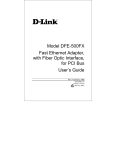 D-Link DFE-500FX User`s guide