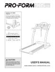 ProForm 831.298302 User`s manual