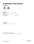 ALLIANCE Dryers User`s guide