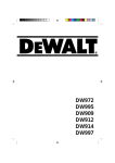 DeWalt DW972 Technical data