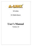 A-Link WNAPc User`s manual