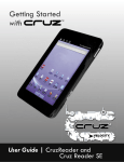 Velocity CruzReader User guide