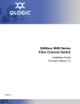Qlogic SANbox 5602 Fibre Channel Installation guide