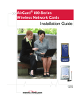 Sierra Wireless AirCard 875 Wireless ModemAirCard 860 Wireless Modem Installation guide
