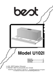 Model U102I - BEST Range Hoods | BEST