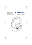 Sennheiser RS45 Instruction manual