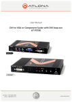 Atlona AT-PC530 User manual