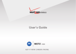 Motorola MOTW385 User`s guide