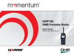 Momentum HDP150 Operator`s manual