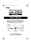 UA-25EX Manual
