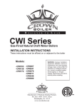 Crown Boiler CWI311 Specifications
