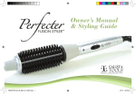 Calista Tools Perfecter Owner`s manual