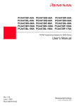 Renesas PCA4738F-176A User`s manual