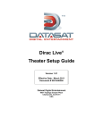 Datasat XD20 Setup guide