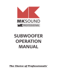 MK Sound K-7 Specifications