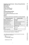 Mercury Racing Sterndrive 600SCi Owner`s manual