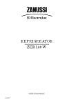 Zanussi ZER 140 W Specifications