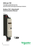 Schneider Electric Altivar 32 Installation manual