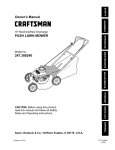 Craftsman 247.388240 Owner`s manual