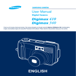 Samsung Digimax 340 User manual