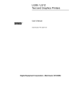 Digital Equipment Corporation LG06 User`s manual