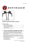 Bontrager Aerobar Owner`s manual