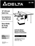 Delta 36-714B Instruction manual