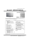 Sharp AQUOS LC-60C6400U Service manual