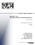 ACR Electronics MINI B2 CLASS B PERSONAL EPIRB Technical data