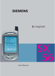 Siemens SX56 Specifications