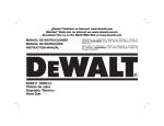 DeWalt D26411 Instruction manual