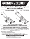 Black & Decker SPCM1936 Instruction manual
