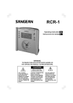 Sangean RCR-1 Technical data