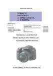 Minolta DYNAX 5D Service manual