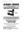 Black & Decker BDN200 Instruction manual