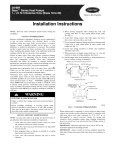 Carrier 25HBR Instruction manual