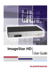 Electrosonic ImageStar HD User guide