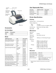 Epson Stylus C44 Specifications