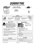 Quadra-Fire PELLET INSERT CB1200I Owner`s manual