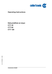 Colortronic CTT 120 Operating instructions