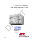 ACP AXP5201 Service manual