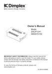 Dimplex DHOP1341 Owner`s manual