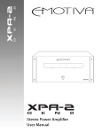 Emotiva XPA-2 Specifications