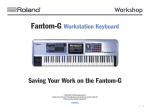 Roland Fantom-G none Owner`s manual