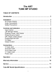 Art DUAL MP Specifications