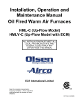 ECR International HMLV-C Operating instructions