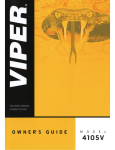 Viper 4105V Instruction manual