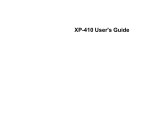Epson 410 User`s guide