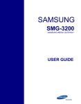 Samsung SMG-3200 User guide